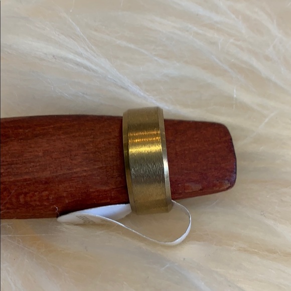 2/$30 golden band ring unisex.  NWT - Picture 6 of 7